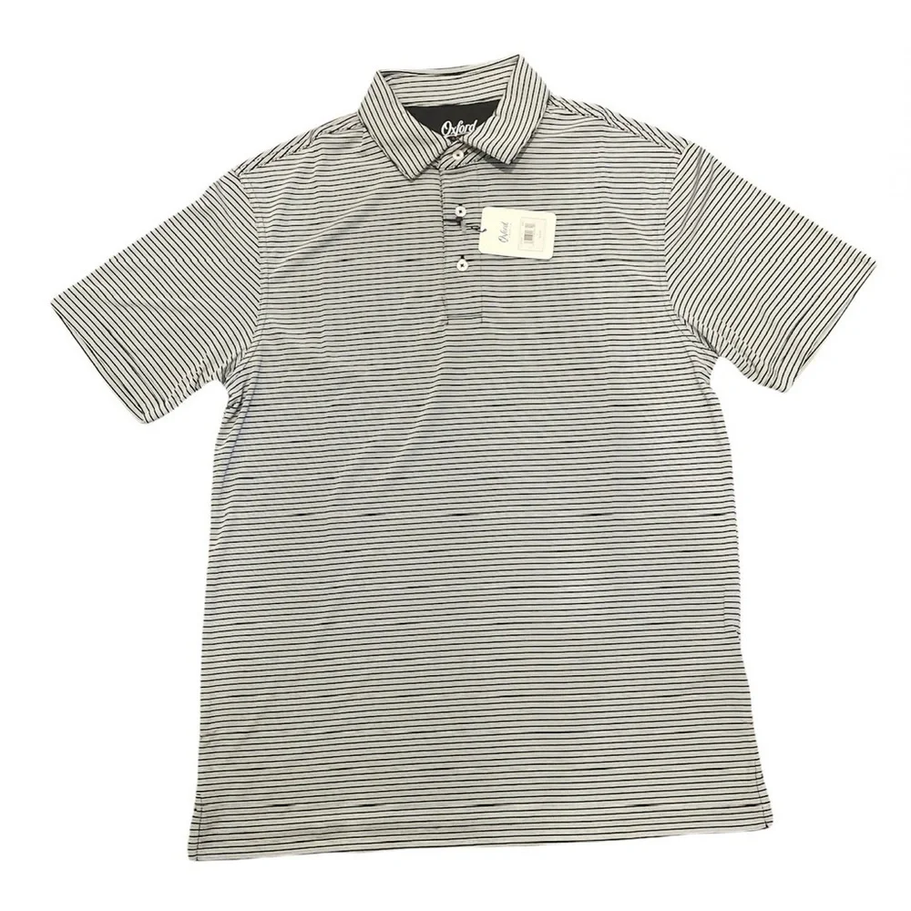 OXFORD AMERICA TURNER CLASSIC STRIPED SHORT SLEEVE POLO - NWT - Picture 1 of 6